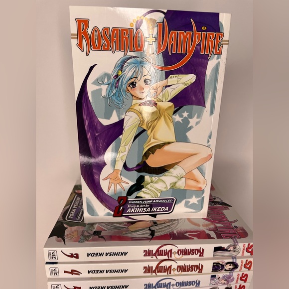 Rosario + Vampire by Akihisa Ikeda Volume 1,2,3,4,5,6,7, 8,&9 Manga Comic Book - Picture 3 of 16